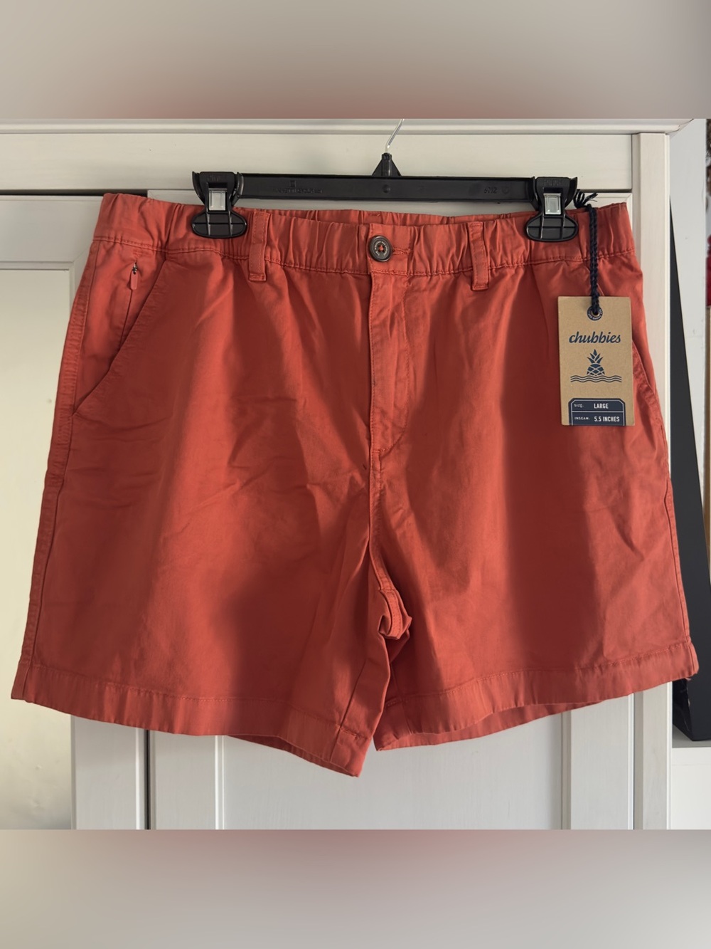 Chubbies The Terracottas 5.5” Original Stretch Twill Shorts Size Large